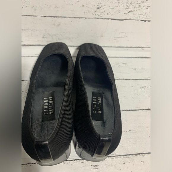 Stuart Weitzman Women’s Size 8.5 Black Metallic Pumps Made in Spain - Picture 4 of 11